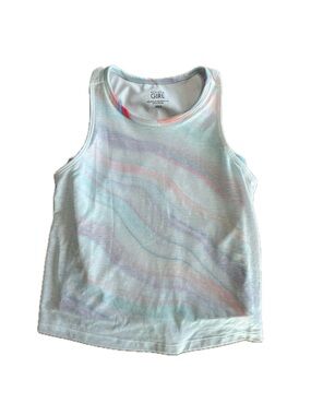 Athleta Girl Double The Fun Tank Top XS/6 Sand Marble